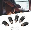 5Pcs 6.35mm Output Jacks Plate Electric Guitar Plug Outlet Guitar Accesorys
