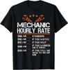 Funny Mechanic Hourly Rate Auto Car Mechanic Labor Unisex T-Shirt