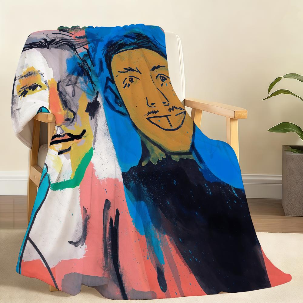 Mexico Rapper N NsqK K ATP Blanket Soft Throw Blanket for Home Bedroom Bed Sofa Picnic Travel Office Rest Cover Blanket Gift