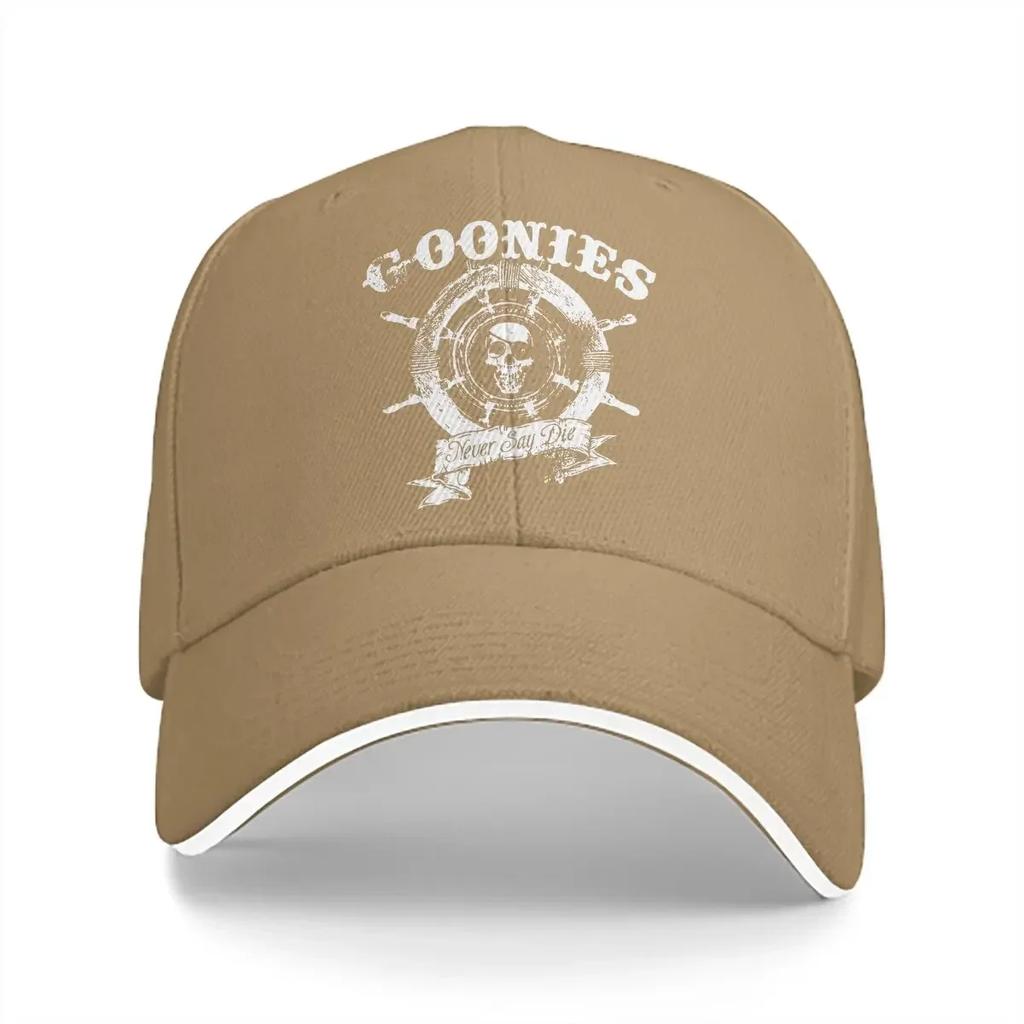 Washed Unisexs Baseball Cap Pirates Trucker Snapback Caps Dad Hat The Goonies Movie Golf Hats