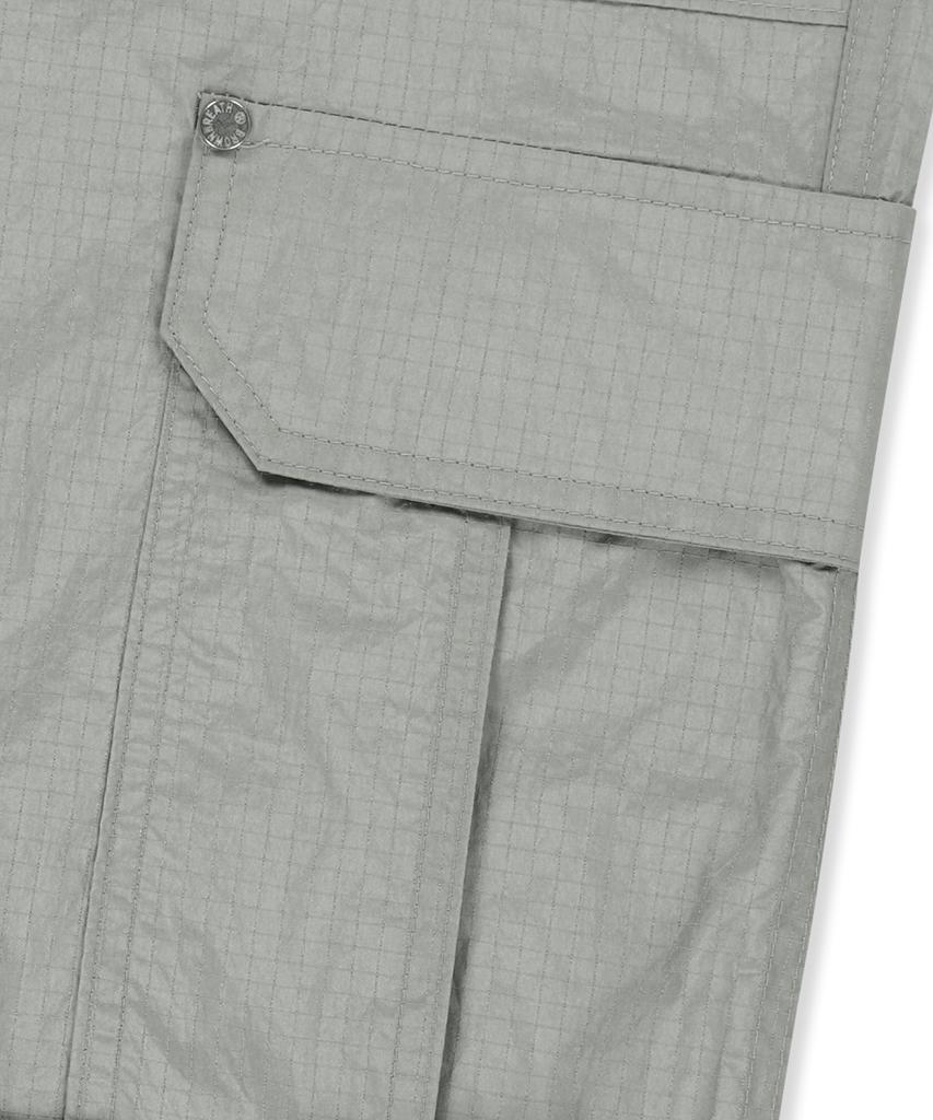 BROWNBREATH Tag Double Knee Nylon Pants - Gray
