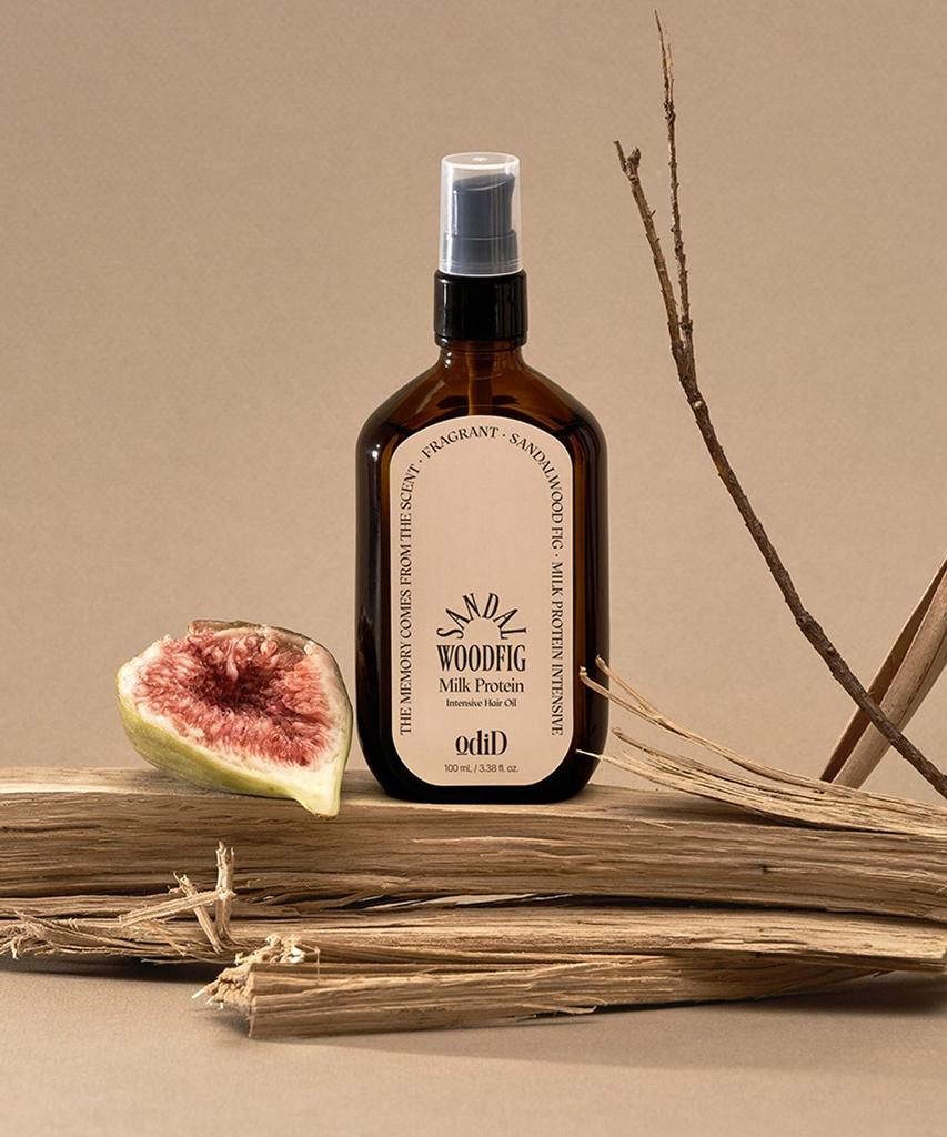 Odid Huile Intensive pour Cheveux Protéines de Lait Bois de Santal Figue
