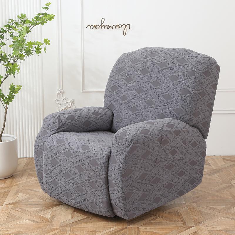 Jacquard-Liegesofabezug mit geteiltem Design für Wohnzimmer, Liegestuhlbezug, Einzelsesselbezüge, Stretch-Couch-Schonbezüge