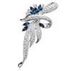 New Shining Crystal Brooches Lovely For Female Retro Fashion Women Jewelry Gift