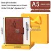 A5 Custom Strap Diary Notebook with Logo in Gift Box