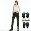 Motorcycle Riding Pants Women's Knight Elastic Anti-drop Pants Casual Retro Locomotive Multi-bag Overalls