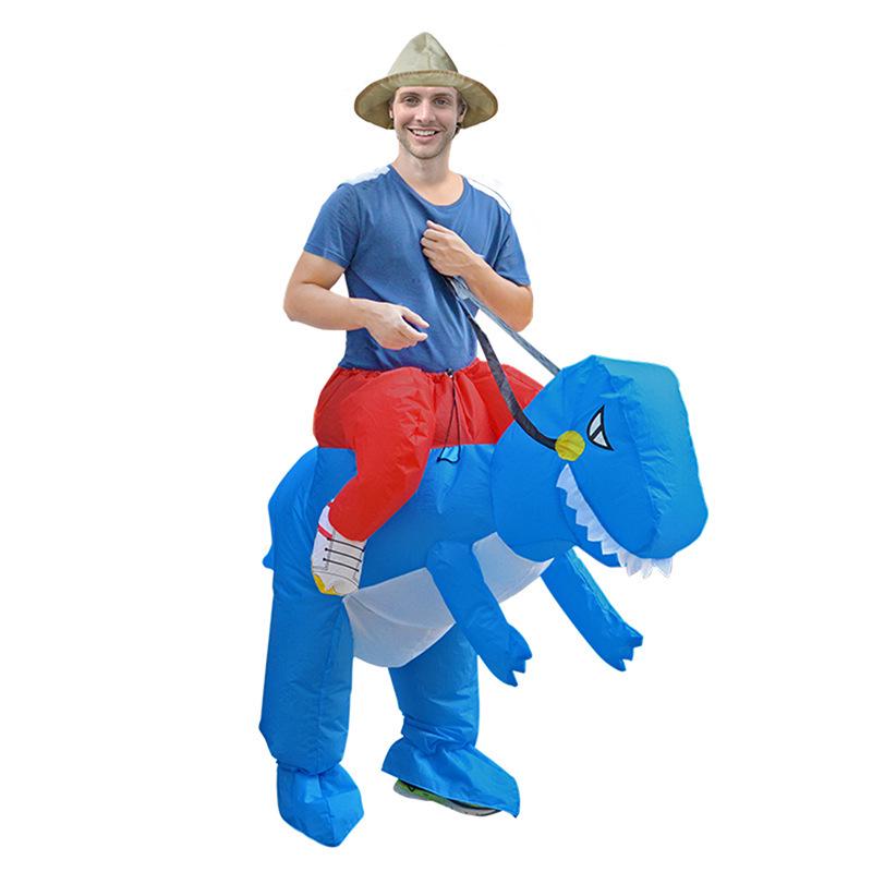 Goofy Inflatable T-Rex Dinosaur Ride-On Costume for Kids