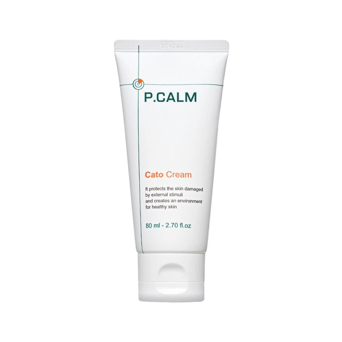 P.CALM Cato Barrier Cream 80ml Set (+Soothing Mask 1pc & Toner 30ml), Intensive Hydration & Skin Protection, Korean Skincare Kit