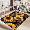 1PC Sunflower Pattern Anti-slip carpet, suitable for Office, bedroomand playrooms. It can also be used as a sofa footrest cover-R19