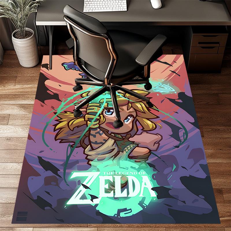 Game Zelda Printed Area Rug Carpet for Bedroom Living Room Home Decor Rugs Mat Non Slip Mat Rug for Bedside