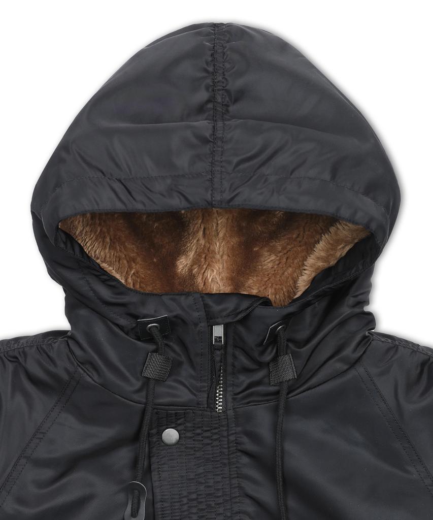 Glack Gj107 Reworked N2B Nylon Short Parka (Black)