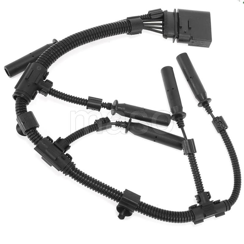 070971277B Glow Plug Wiring Harness For Volkswagen Transporter 2.5 TDI 2003 2004 2005 2006 2007 2008 2009 2010 Car accessories