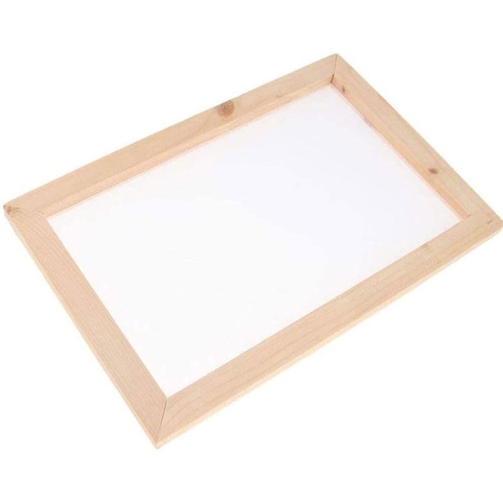 (ZH) DIY Flower and Grass Pulp Papermaking Frame Tool 20*30cm