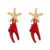 Pendientes Creativos para Mujer Regalo Lindos Únicos de Cangrejo Tachuelas Dibujos Animados Moda Langosta Colgantes Para Niñas Damas