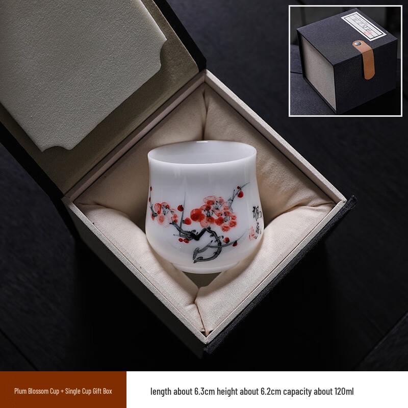 SX Plum Blossom Ice Seed Gourd Master Tea Cup