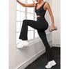 One Piece Fitness Jumpsuits Kvinner Ensfarget Bodysuit Sømløs Playsuit Backless Yoga Sportswear