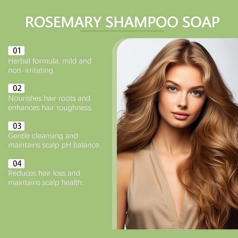 Rosmarinshampoo Sanfte Reinigung der Kopfhaut Täglich Tiefenpflegende Haarpflege und Beruhigung