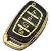 TPU Key Fob Cover Case Fit For 2018 2017 2016 2015 2014 2013 Hyundai Sonata Tucson Elantra Keyless Entry Key Fob