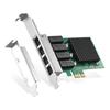 Realtek Gigabit PCIe Network Adapter RT8111H Controller Binardat Ethernet LAN NIC Card for 4-Port 1000/100Mbps Windows/Linux/Mac