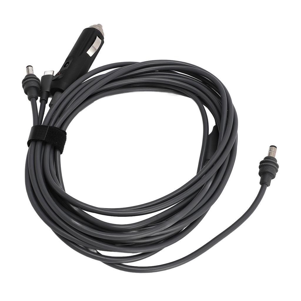 3 In 1 Satellite DC Power Cable IP68 Water Resistant DC Type C 12V 24V Car Charger to DC Charging