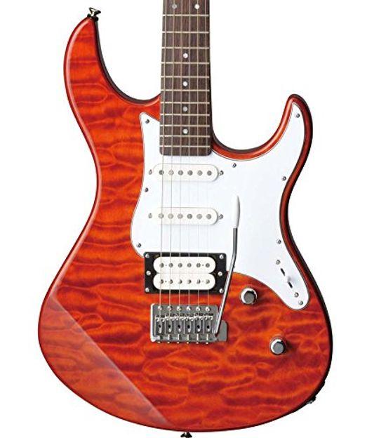 YAMAHA Elektrická kytara PACIFICA PAC212VQM CMB v originálním měkkém pouzdře