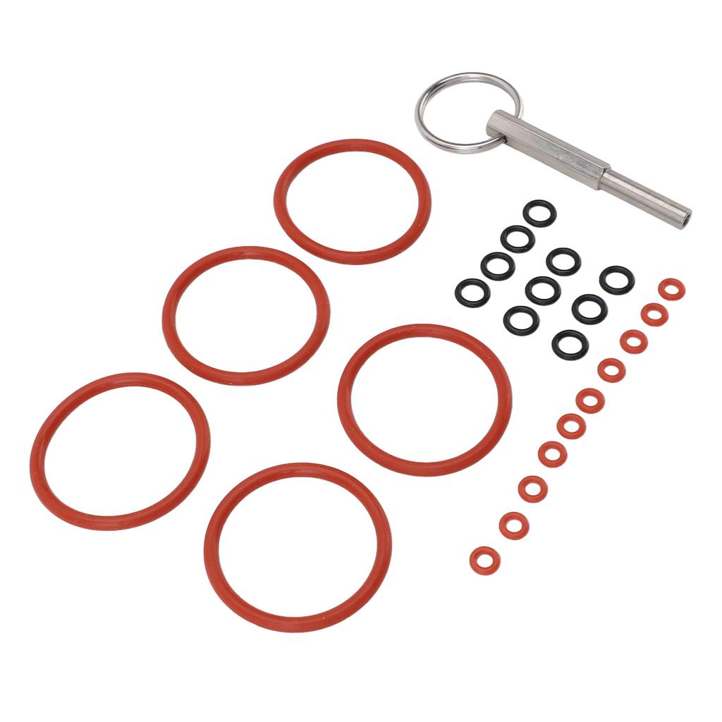 25PCS Kaffeemaschine Dichtungssatz Silikon O Loop Ersatz mit Reparaturwerkzeug für Kaffee Mac