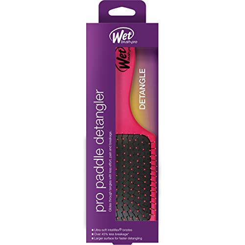 WetBrush Paddle Detangler for Beautiful Hair and Scalp Massage, Pink
