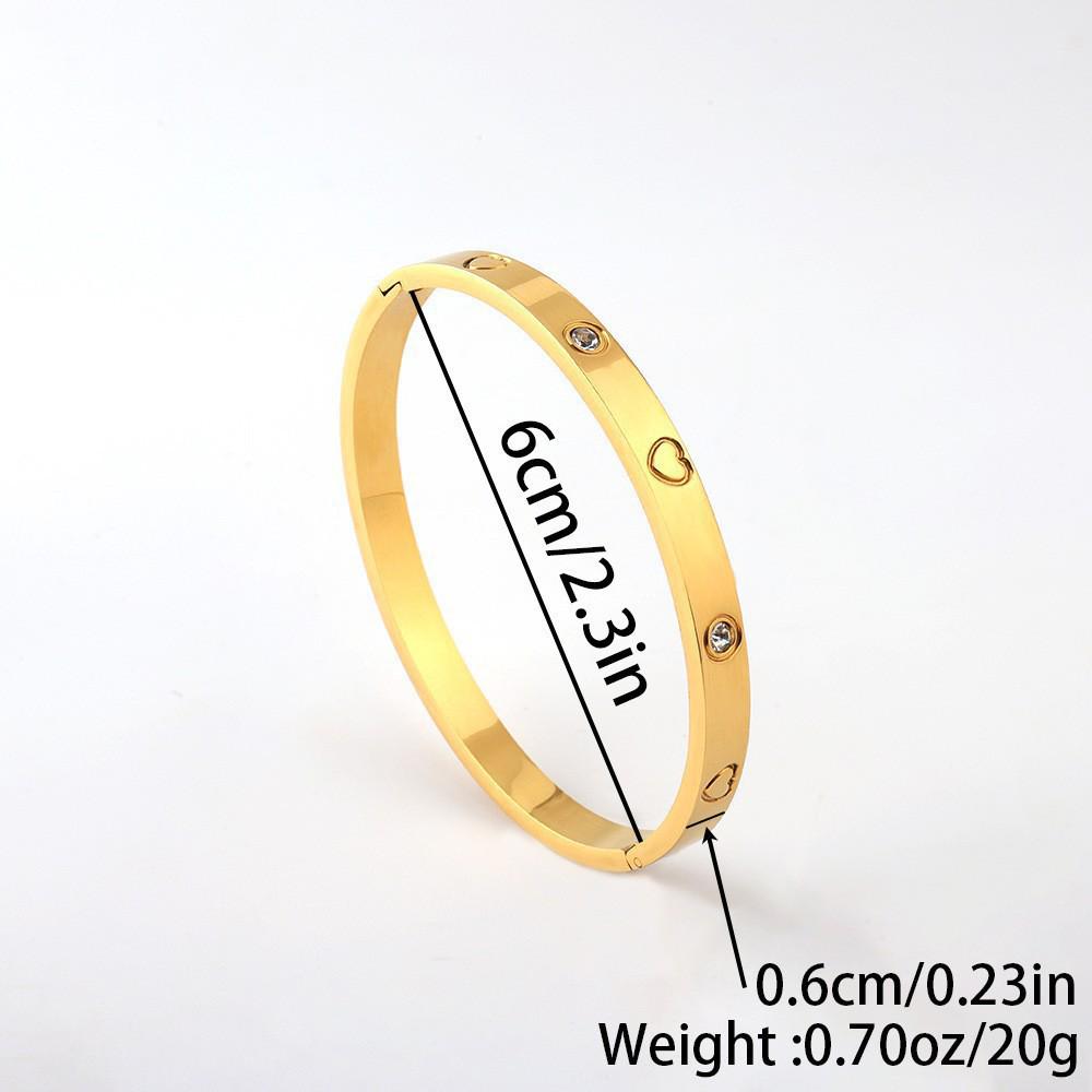 Starry Sky Women's Titanium Steel Bracelet - Non-Fading, Versatile, Full Diamond Stainless Steel, High-End Silver Fashion Accessory