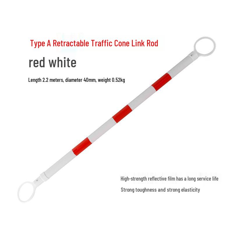 Brangdy Traffic Safety Retractable Reflective Barrier Pole