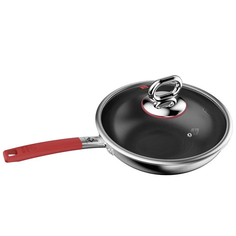Kangbach 304 Stainless Steel Cookware Set (32cm Wok + 22cm Soup Pot)