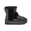 UGG Sheepskin Warm Heightening Non-Slip Round Toe Short Tube Warm Short Snow Boots Women snow boots Black 1151630-BLK