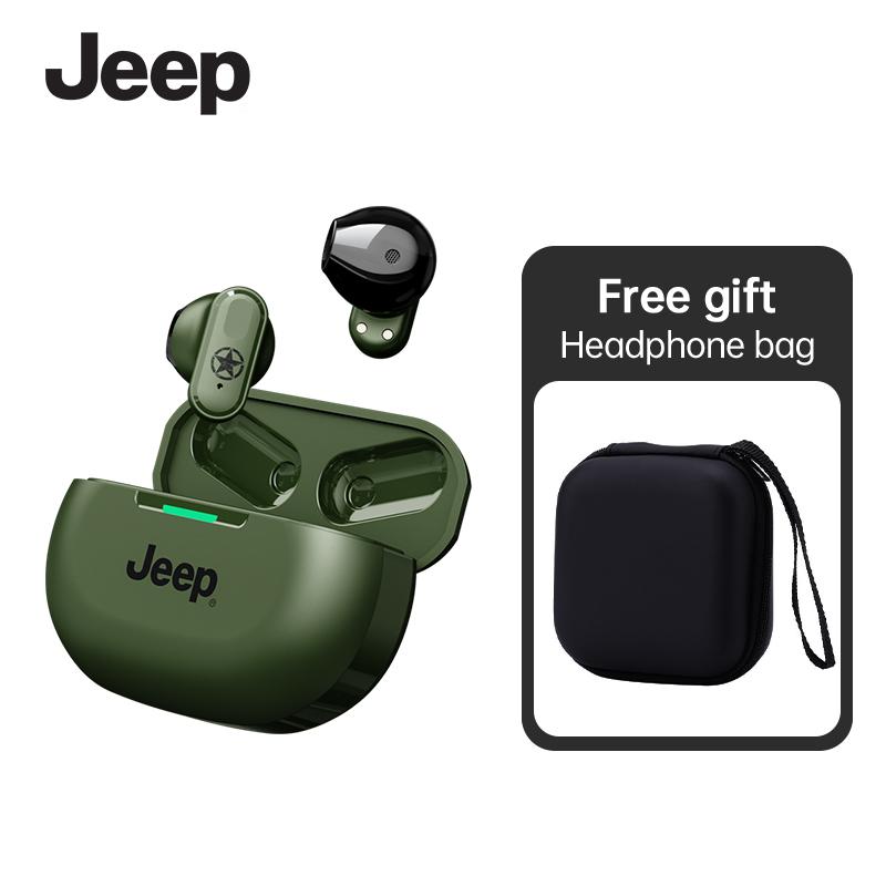 JOT2 Jeep TWS Wireless Bluetooth Earphones Sport Music Headphones HiFi Stereo Headset Noise Reduction Earbuds with Mic HD Voice