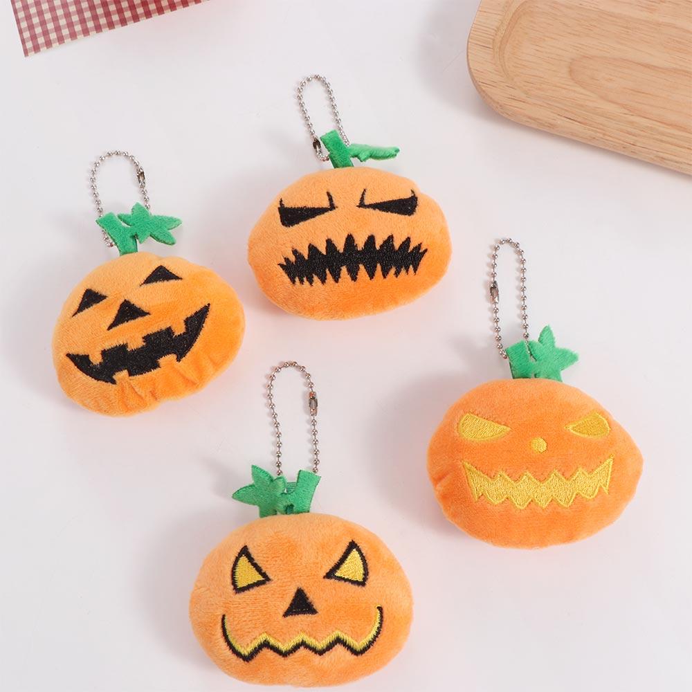 Vegetables Halloween Bag Pendant Plush Doll Pumpkin Doll Keyring Pumpkin Keychain  Children Gift