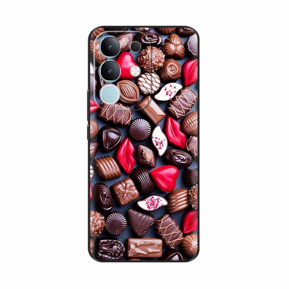 For Vivo Y29 4G Case Cover 2025 Lovely Flowers Soft Silicone Capa Phone Cases For Vivo Y29 4G Case Cartoon Shockproof Bags Coque