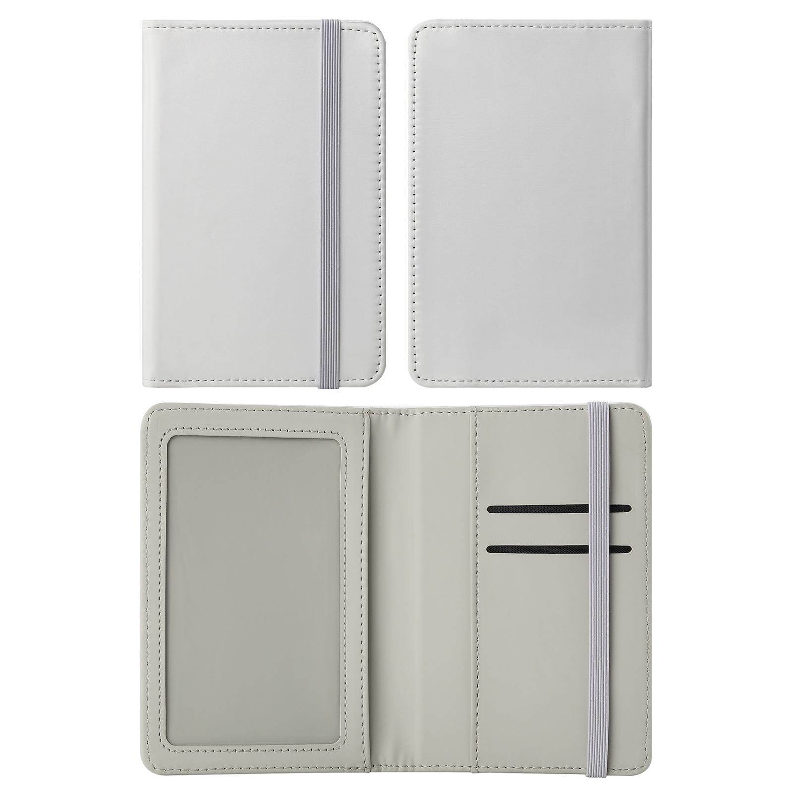 

Сублимационная обложка для паспорта - серия термотрансферных бланков Passport Size #4 белый/серый