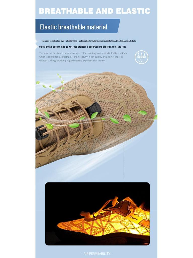 Neue Fünf-Finger-Outdoor-Schuhe zum Wandern, Waten, Klettern & für Strandaktivitäten - Rutschfest, Schnelltrocknend & Atmungsaktiv