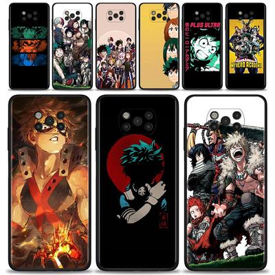 My Hero Academia dėklas, skirtas Xiaomi Poco X3 F3 Gt M3 Nfc F1 M3 M4 Pro 5g F3 Gt dangtelis, skirtas Mi 11t 10t Pro 9t 11 Note 10 Lite Civi