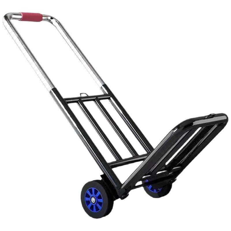 Compact Folding Luggage Cart for Groceries and Cargo