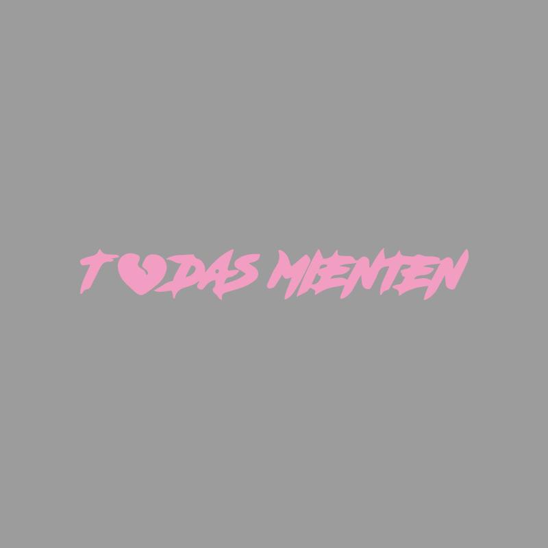 TODAS MIENTEN heartbreak text creative&funny stickers for cartoon fans&lover,high quality for car trucks motorcycles & laptops