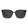 Gentle Monster Square Sunglasses With Logo Inlay Unisex Sunglasses Black DEAR-G1