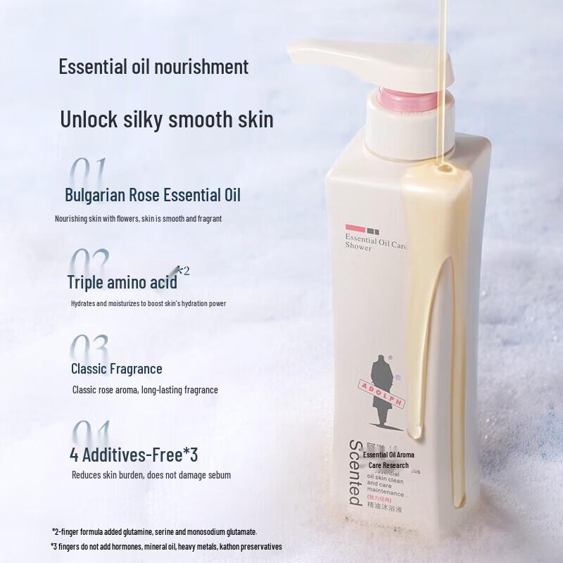 Adolph Silicone-Free Shampoo & Shower Gel Set