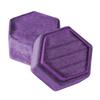 Flannel Hexagonal Jewelry Box for Bracelets and Rings