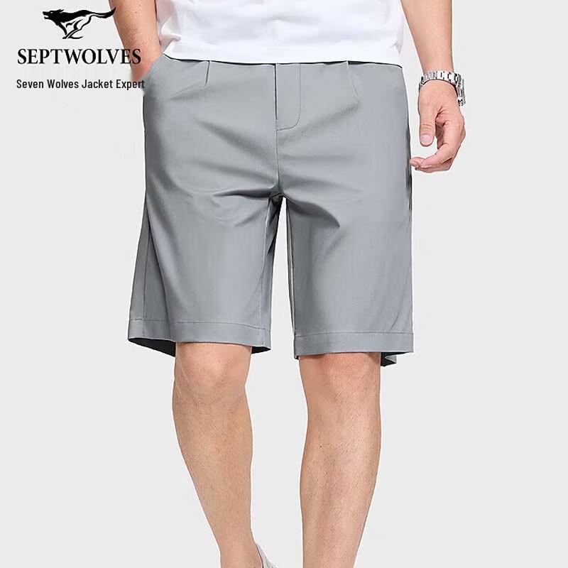 SEPTWOLVES Men s Breathable Cool-Feel Shorts 37A