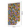 Wild Flowers Wallpaper Gold and Purple for Living Room and Bedroom 50x1000