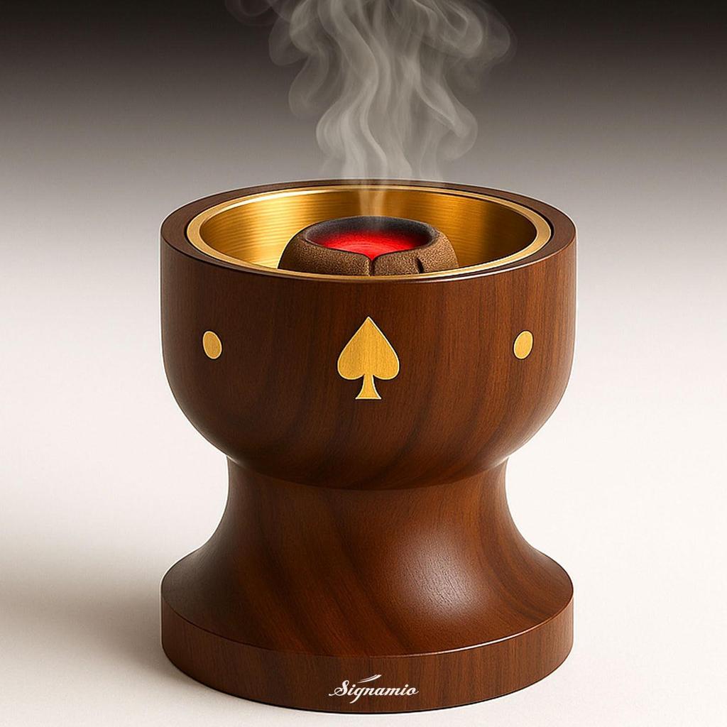 Wooden Dhoop Holder Stand - Elegant Bakhoor Burner & Loban Burner,