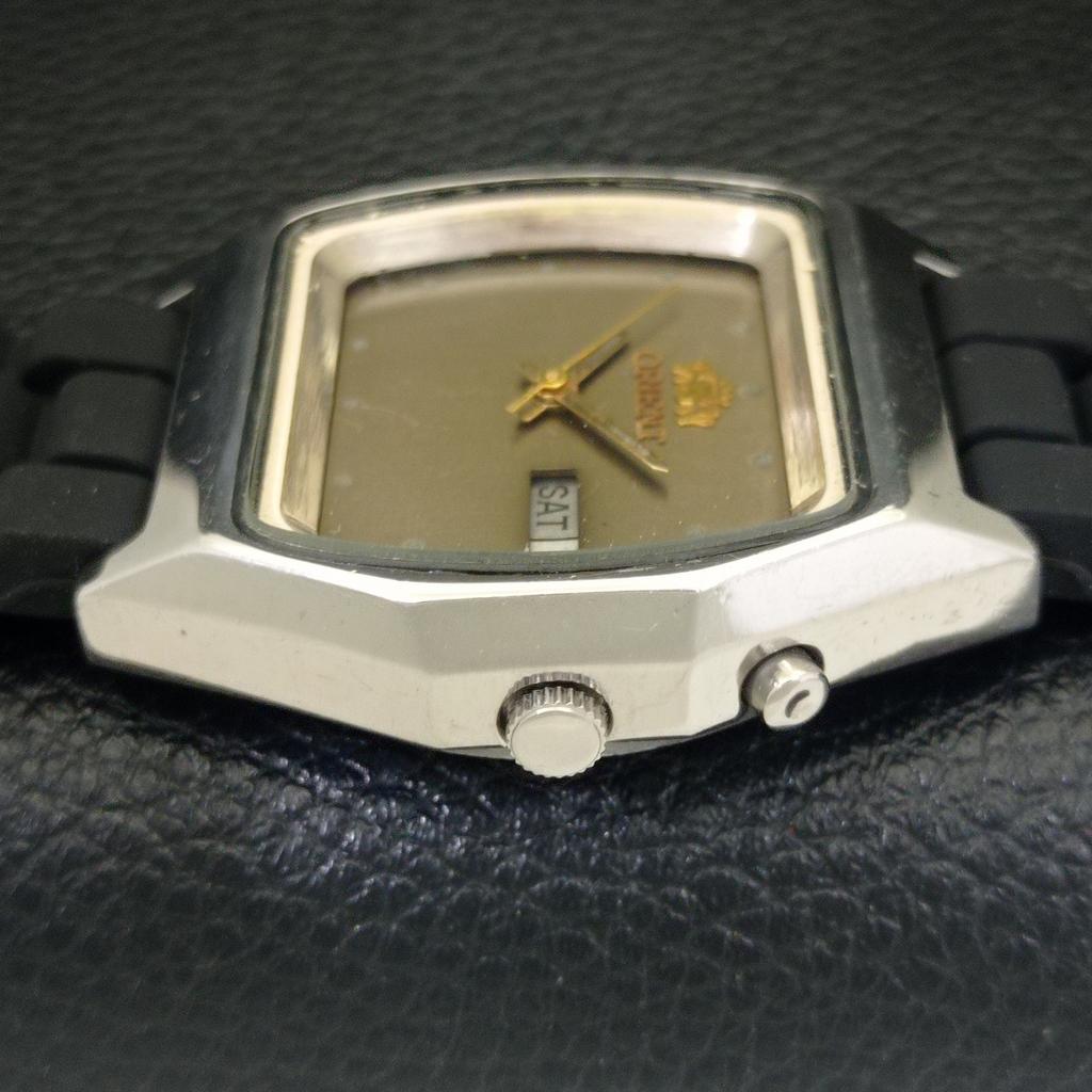 AUTOMATIC VINTAGE ORIENT 46961 JAPAN MENS ORIGINAL DIAL WATCH a700168-5 R201-a700168