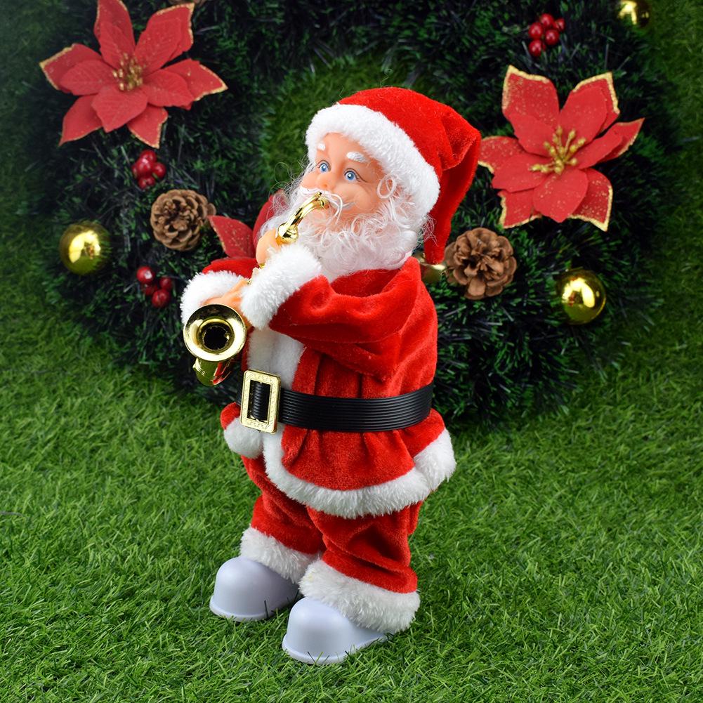 Santa Claus Climbing Ladder with Beads - Christmas Decorations & Children's Toy Gift