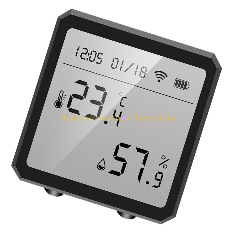  WIFI Thermostat Hygrometer Sensors LCD Display WIFI Humidity Temperature Detection Sensors Quick Response Monitoring
