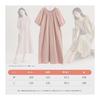 [BIIYUHN] Double Gauze Pajamas, Women's, Short Sleeve, Room Wear, Women's, Soft, Loose, Breathable, Quick Drying, 100% Cotton, Loungewear, Maternity
