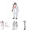 Enchanting Wizard Of Oz Tin Man Cosplay Costume For Adults And Kids In Silver